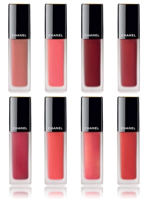 chanel long wearing liquid lip colors|Chanel lipstick catalog.